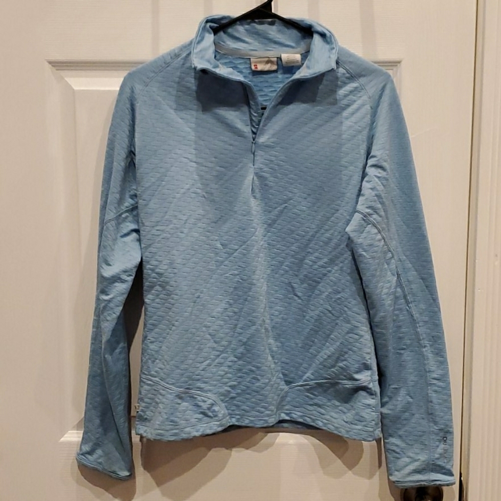 Beautiful blue quarter zip